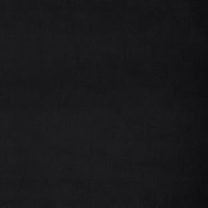 Fabric swatch of a black plain velvet – suitable for use as a velvet upholstery fabric or velvet curtains
