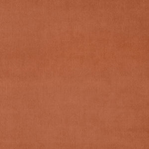 Fabric swatch of a orange eco plain velvet – suitable for use as a velvet upholstery fabric or velvet curtains