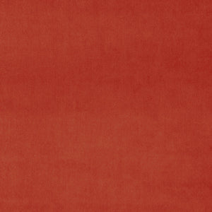Fabric swatch of a red eco plain velvet – suitable for use as a velvet upholstery fabric or velvet curtains